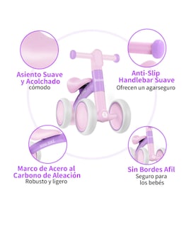 Foto 3 | Foto 3 | Bicicletas De Equilibrio Para Niños Sin Pedales Montables Color Morado