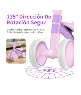 Foto 4 | Foto 4 | Bicicletas De Equilibrio Para Niños Sin Pedales Montables Color Morado