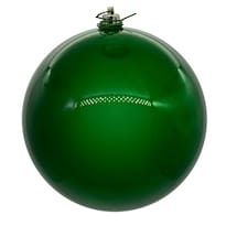 Adorno Vickerman Bola Perla Verde Con Perforación Uv De 8 Cm Para Uso Exterior - Venta Internacional.