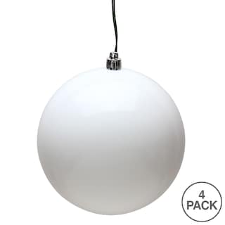 Foto 3 | Foto 3 | Adorno Vickerman Bola De Caramelo Blanca 6 Cm Paquete Con 4 - Venta Internacional.