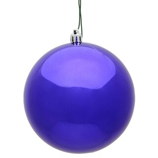 Foto 1 | Foto 1 | Adorno Navideño Vickerman Bola Brillante Morada 8 Cm - Venta Internacional.