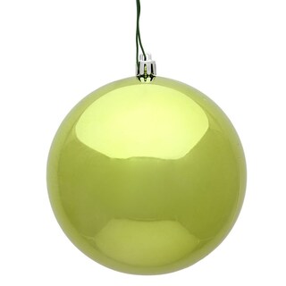 Foto 1 | Foto 1 | Adorno Bola Brillante Verde Lima Vickerman De 8 Cm De Plástico Irrompible - Venta Internacional.