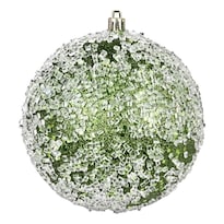 Adornos Vickerman Bola De Granizo Verde Musgo Con Brillo 4 Cm 6 Piezas - Venta Internacional.