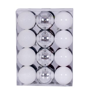 Foto 3 | Foto 3 | Surtido De Adornos Vickerman 3'' Negro Blanco Y Plata 24 Por Caja - Venta Internacional.