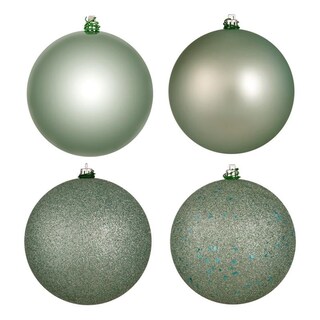 Foto 1 | Foto 1 | Set De Adornos Vickerman 4 Acabados Bolas Verde Menta Escarchado X16 - Venta Internacional.