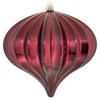 Adorno Navideño Vickerman Cebolla Brillante Burdeos 5.7 Cm Juego De 3 - Venta Internacional.