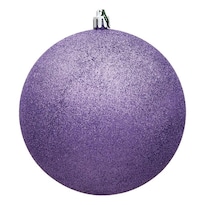 Adornos Vickerman Bola De Brillo Plástico Lavanda Morado X6 - Venta Internacional.