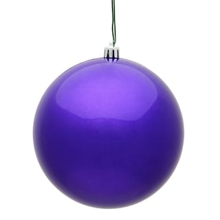 Foto 1 | Foto 1 | Adorno Vickerman Bola De Caramelo Morada 10cm De Plástico Irrompible - Venta Internacional.