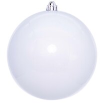 Adorno Vickerman Bola Perla Blanca Con Agujero Uv 8 Cm 1 Unidad - Venta Internacional.