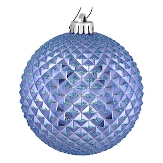 Foto 1 | Foto 1 | Adornos Vickerman Bola Glitter Durian 6 Cm Plástico Azul 4 Piezas - Venta Internacional.