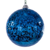 Adorno Navideño Vickerman Espejo Mercurio Azul Medianoche X6 - Venta Internacional.