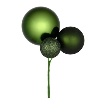 Foto 1 | Foto 1 | Adorno Tipo Pick Vickerman Verde Musgo De 18'' Con Ornamentos De 3 9'' 2 75'' Y 2'' - Venta Internacional.