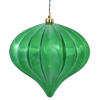 Foto 1 | Foto 1 | Set De 3 Adornos Navideños Vickerman Cebolla Brillante Esmeralda De 5.7 Cm - Venta Internacional.