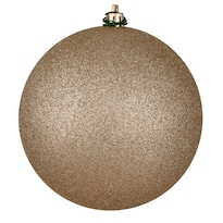 Adorno Vickerman Bola Brillante 10 Cm Avena De Plástico Irrompible - Venta Internacional.