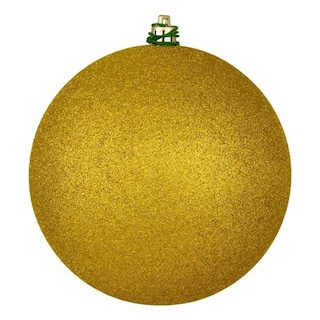 Foto 1 | Foto 1 | Adorno Bola Medallón Dorado Con Purpurina Vickerman 10 Cm Irrompible - Venta Internacional.