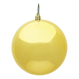 Foto 1 | Foto 1 | Adorno Vickerman Bola De 10 Cm De Plástico Irrompible Oro Miel - Venta Internacional.
