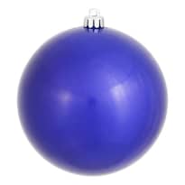 Adornos Esferas Plásticas Vickerman 4.75 Cm Azul Cobalto Dulce Paquete De 4 - Venta Internacional.