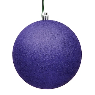 Foto 1 | Foto 1 | Adorno Bola Brillante Purpura Vickerman 12 Cm Plástico Irrompible - Venta Internacional.