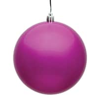 Adorno Vickerman Bola De Caramelo Fucsia 4 75 Cm Resistente A Rupturas 4 Unidades - Venta Internacional.