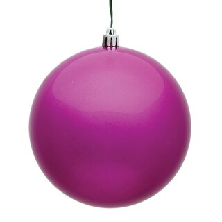 Foto 1 | Foto 1 | Adorno Vickerman Bola De Caramelo Fucsia 4 75 Cm Resistente A Rupturas 4 Unidades - Venta Internacional.