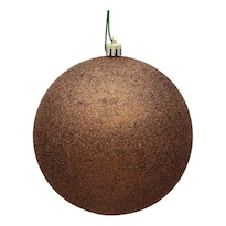 Adorno Bola De Purpurina Vickerman 12 Cm Mocha De Plástico Irrompible - Venta Internacional.