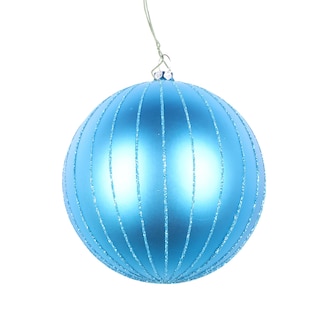 Foto 1 | Foto 1 | Adorno Navideño Bola Turquesa Mate Con Brillo De Vickerman - Venta Internacional.