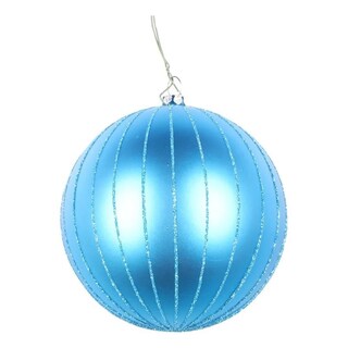 Foto 3 | Foto 3 | Adorno Navideño Bola Turquesa Mate Con Brillo De Vickerman - Venta Internacional.