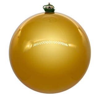 Foto 1 | Foto 1 | Adorno Vickerman Bola Perla Oro Miel Con Agujero Uv 10 Cm - Venta Internacional.