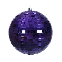 Adorno Bola Espejo Morada Vickerman 4 75 Cm Paquete Con 4 - Venta Internacional.