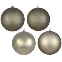 Set De Adornos Vickerman 10'' Bola De Hierro Con 4 Acabados X4 - Venta Internacional.