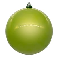 Adorno Bola Perla Celadón Uv Perforada Vickerman 8 Cm - Venta Internacional.