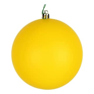Foto 1 | Foto 1 | Adornos Esfera De Plástico Vickerman 6 Cm Amarillo Mate (paquete De 4) - Venta Internacional.