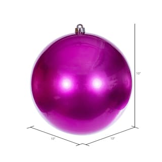 Foto 2 | Foto 2 | Adorno Vickerman Bola De Caramelo Rosa Fucsia 10 Cm 1 Por Bolsa - Venta Internacional.
