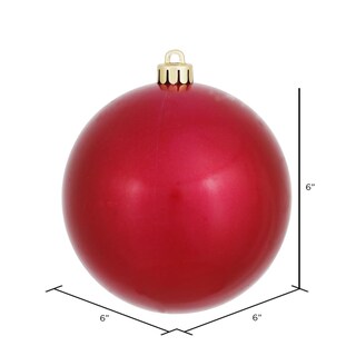 Foto 5 | Foto 5 | Adorno Navideño Esfera Vickerman Acabado Caramelo 6 Cm Vino 4 Piezas - Venta Internacional.