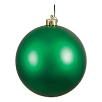 Adorno Bola Vickerman Verde Mate Irrompible 30 Cm - Venta Internacional.