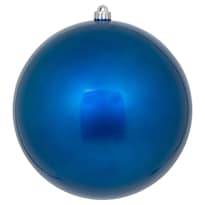 Adorno Navideño Bola De Dulce Azul Vickerman 10 Cm - Venta Internacional.