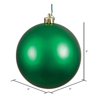 Foto 2 | Foto 2 | Adorno Navideño Bola Verde Mate Vickerman 4 Cm - 6 Por Bolsa - Venta Internacional.