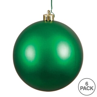 Foto 3 | Foto 3 | Adorno Navideño Bola Verde Mate Vickerman 4 Cm - 6 Por Bolsa - Venta Internacional.