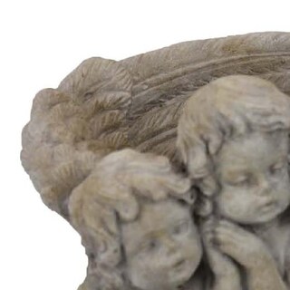 Foto 3 | Foto 3 | Macetero Benzara Rachel Con 4 Querubines Esculpidos - Venta Internacional.