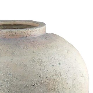 Foto 3 | Foto 3 | Jarrón Decorativo Kilu Textura Rugosa Metálico Gris De Resina 48 Cm - Venta Internacional.