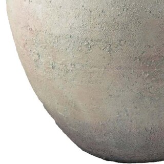 Foto 4 | Foto 4 | Jarrón Decorativo Kilu Textura Rugosa Metálico Gris De Resina 48 Cm - Venta Internacional.