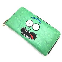 Cartera Cucumber Ricks Mortys Ricks Anime De Piel Sintética Unisex - Venta Internacional.