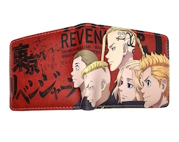 Billetera Corta Con Doble Pliegue En Piel Estilo Anime De Tokyo Mikey - Venta Internacional.