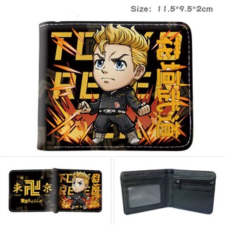 Foto 2 | Foto 2 | Billetera Corta Con Doble Pliegue En Piel Estilo Anime De Tokyo Mikey - Venta Internacional.