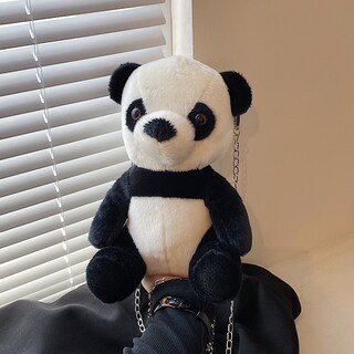 Foto 2 | Foto 2 | Bolso Bandolera Con Bandolera Furry Panda Daily Bandolera - Venta Internacional.