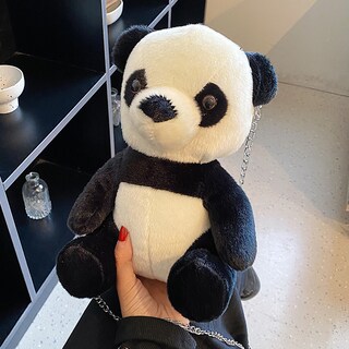 Foto 4 | Foto 4 | Bolso Bandolera Con Bandolera Furry Panda Daily Bandolera - Venta Internacional.
