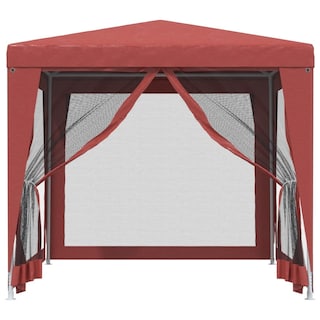Foto 4 | Foto 4 | Carpa De Fiesta Casafoyer Con 4 Paredes Laterales De Malla Roja 2.5x2.5m Hdpe - Venta Internacional.