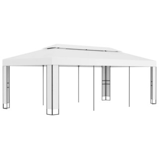 Foto 1 | Foto 1 | Gazebo Casafoyer Con Doble Techo 3x6m Blanco - Venta Internacional.
