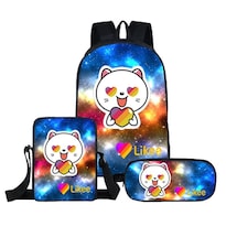 Set De Mochilas My Heros Academias Anime School De 3 Piezas Con S - Venta Internacional.