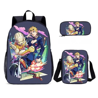 Foto 1 | Foto 1 | Juego De Mochilas Escolares Jojo's Bizarre Adventure 3 Unidades - Venta Internacional.
